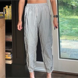 Forever 21 REFLECTIVE pants size large